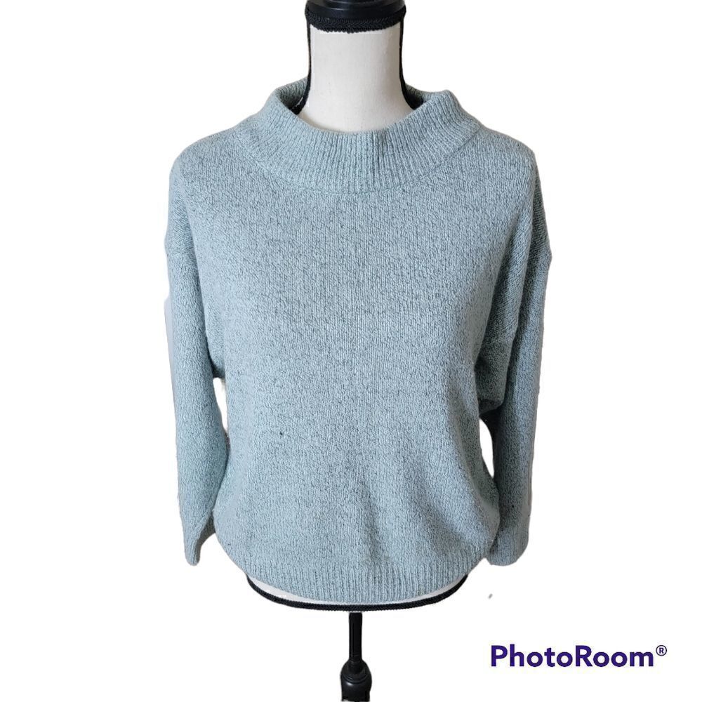 Spoiled Girls Silk Blend Sweater with Mock Neck. Size M.